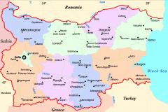 Bulgaria Cartina Bulgaria Cartina